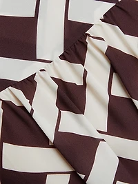 Evie Basketweave Tie-Waist Shirt