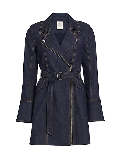 Evie Denim Trench Dress