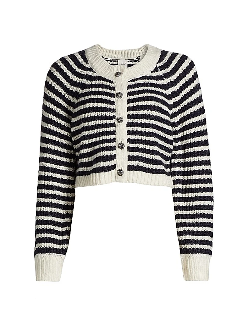 Millie Shaker Striped Cardigan