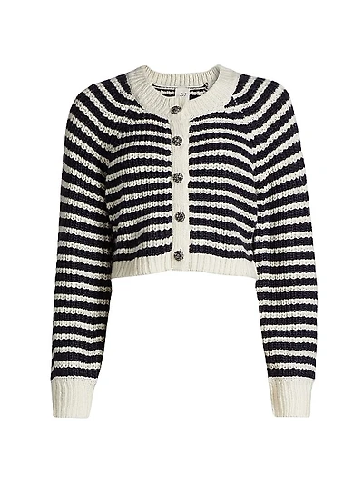Millie Shaker Striped Cardigan