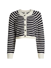 Millie Shaker Striped Cardigan