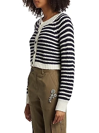 Millie Shaker Striped Cardigan