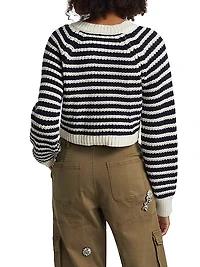 Millie Shaker Striped Cardigan