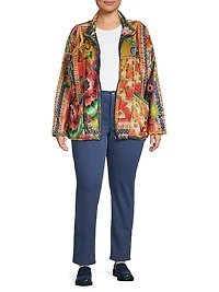 Plus Joan Reversible Zip Jacket