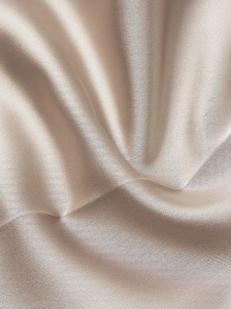 Satin Wide-Leg Pants