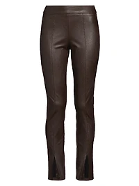 Faux-Leather Skinny Pants
