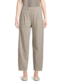 Pleated Lantern Pants