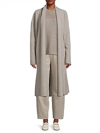 High Collar Duster Cardigan