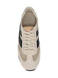 Oasis Runner Mesh & Leather Lace-Up Shoes
