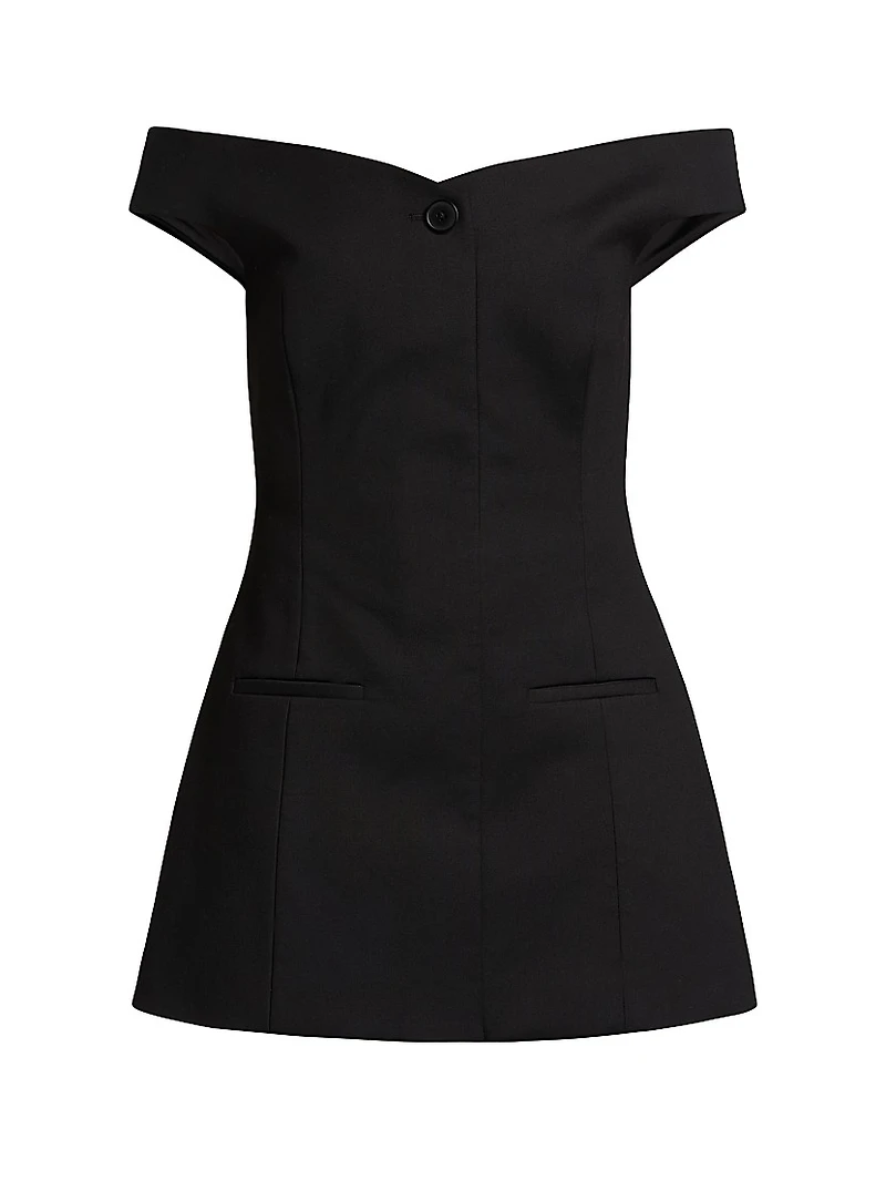 Sandrine Off-The-Shoulder Minidress