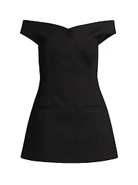 Sandrine Off-The-Shoulder Minidress