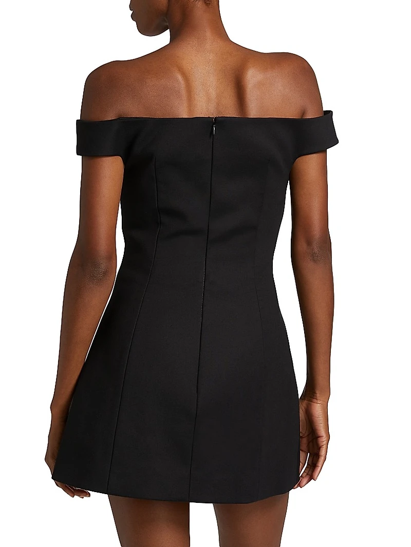 Sandrine Off-The-Shoulder Minidress