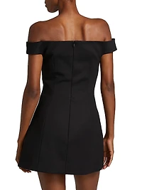 Sandrine Off-The-Shoulder Minidress