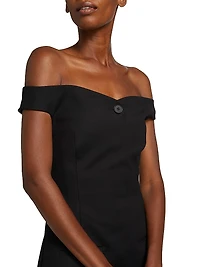 Sandrine Off-The-Shoulder Minidress