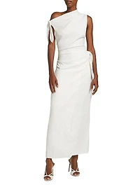 Tamara Tie Midi-Dress