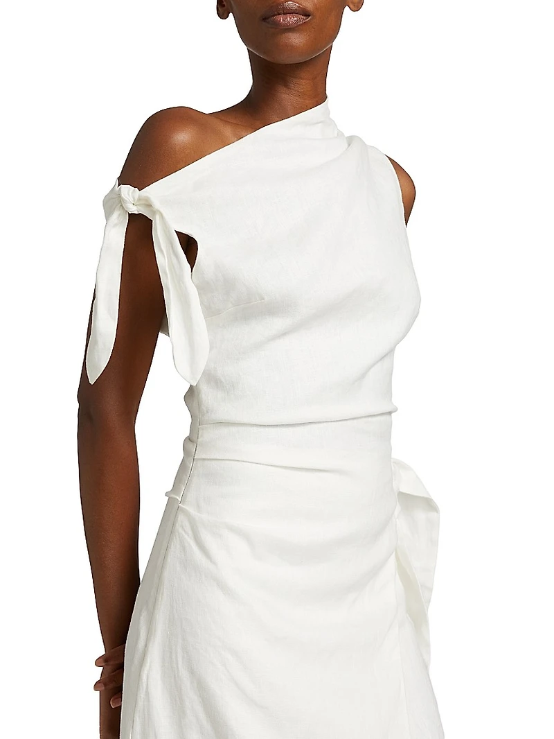 Tamara Tie Midi-Dress