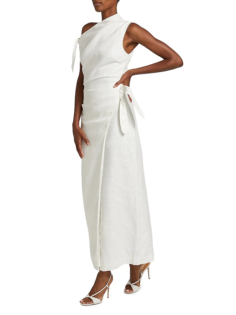 Tamara Tie Midi-Dress