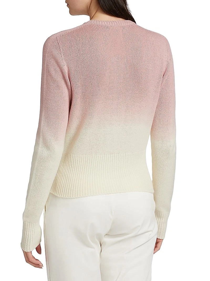 Faded Ombré Slim-Fit Cardigan