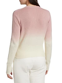 Faded Ombré Slim-Fit Cardigan