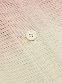 Faded Ombré Slim-Fit Cardigan