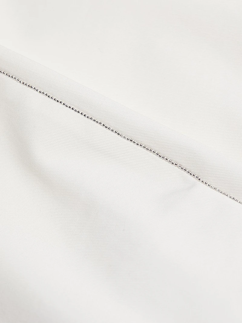 Cotton Gabardine Regular-Fit Trousers