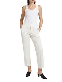 Rib-Knit Jersey Tank Top