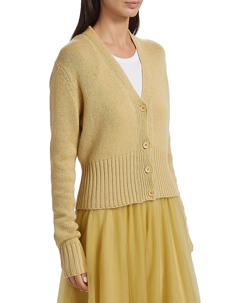 Cashmere V-Neck Cardigan