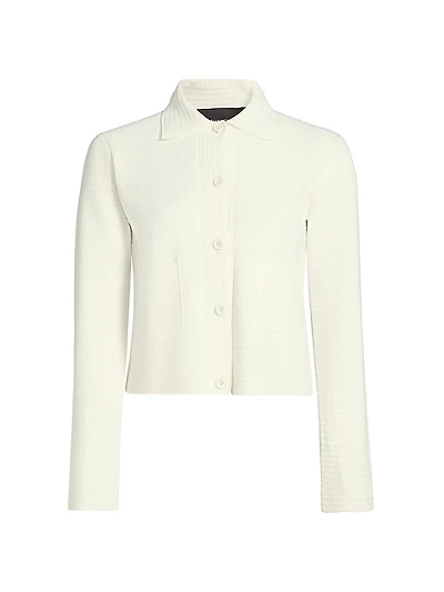 Patch Pocket Wool-Cotton Jacket