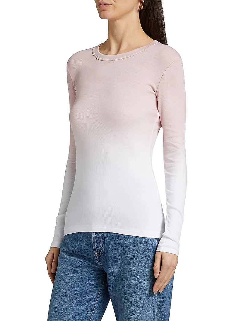 Ombrê Long-Sleeve T-Shirt