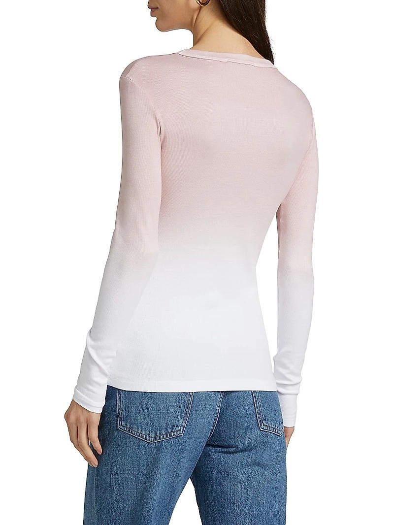 Ombrê Long-Sleeve T-Shirt