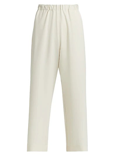 Tecno Cropped Wide-Leg Trousers