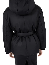 Re-Nylon Hooded Down Jacket