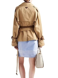 Cotton Twill Trench Jacket