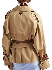 Cotton Twill Trench Jacket