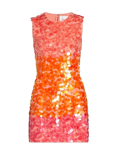 Ombré Paillettes Minidress