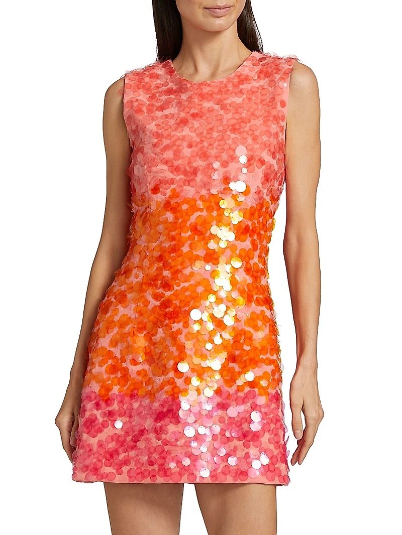 Ombré Paillettes Minidress