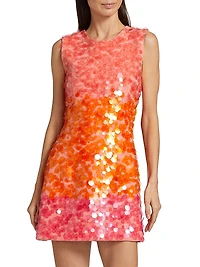 Ombré Paillettes Minidress