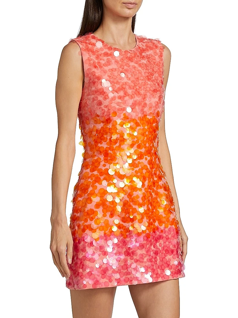 Ombré Paillettes Minidress