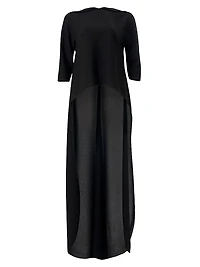 Cape Georgette Asymmetric Top