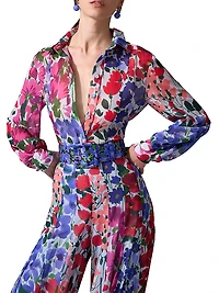 Celeste Sheer Floral Blouse