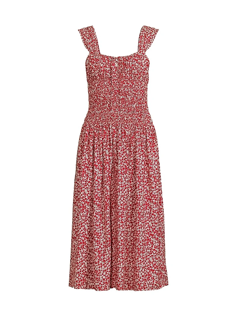Yerres Peony Smocked Dress
