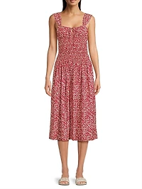 Yerres Peony Smocked Dress