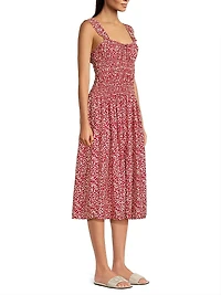 Yerres Peony Smocked Dress