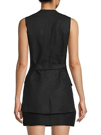 Jane Linen Vest