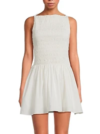 Noa Smocked Minidress