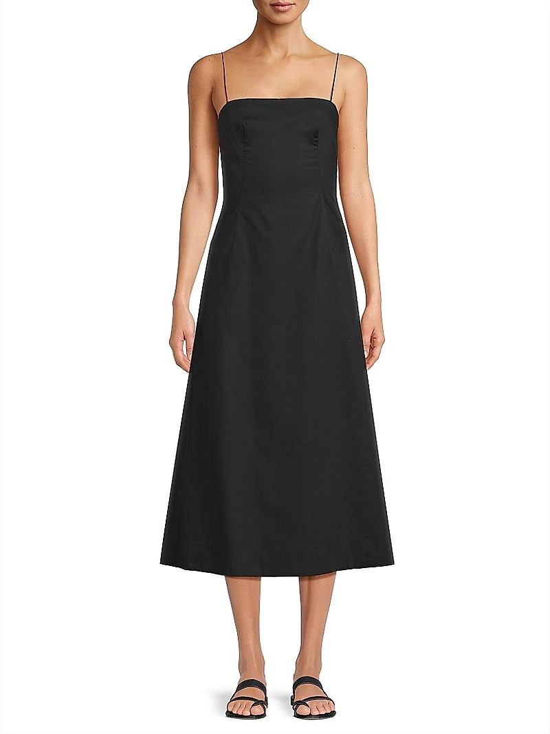 Ostano Cotton Midi-Dress