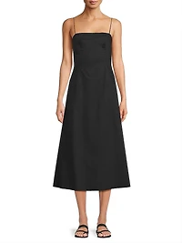 Ostano Cotton Midi-Dress