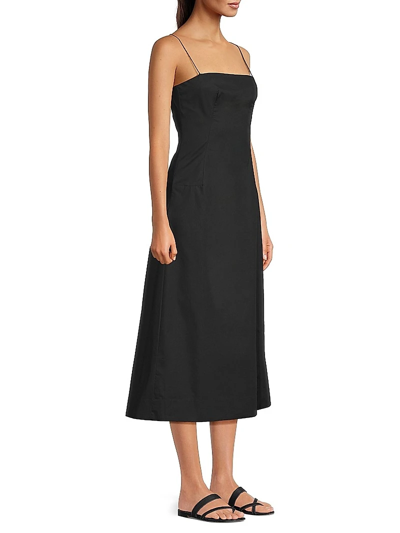 Ostano Cotton Midi-Dress