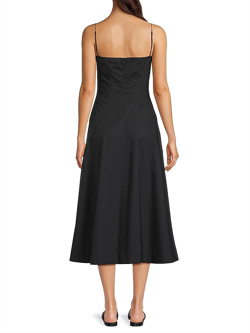 Ostano Cotton Midi-Dress