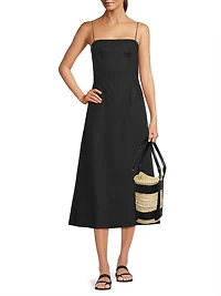 Ostano Cotton Midi-Dress